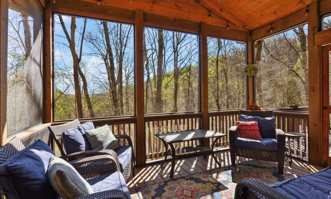 Ridges Over the Lake Cabin | Relaxing Getaway with Hot Tub, Fire Pit & Fun Amenities