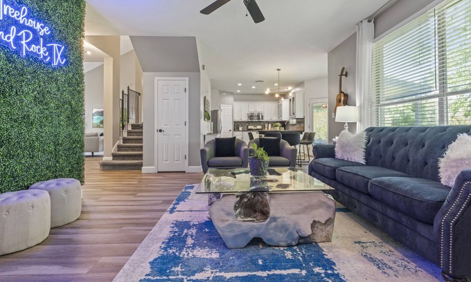 Round Rock House | Discover the TREEHOUSE: 4 Bedrooms, Game Room & Backyard