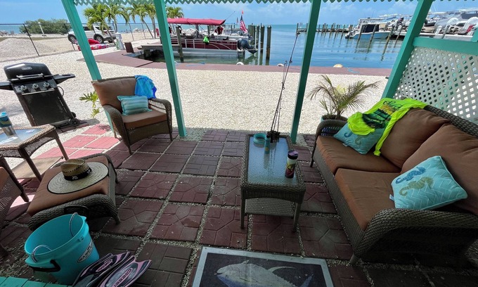 Long Key Apartment | Pet-Friendly Retreat on the Water with Boat Dock & Pool