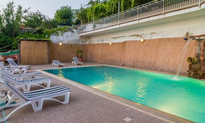 Casamicciola Terme House | Relax at Our B&B with Pool and Scenic Terrace Views