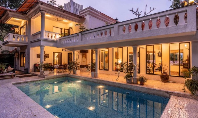 Alto de Porvorim Villa | Pet-Friendly Getaway at StayVista Vintage Hideaway