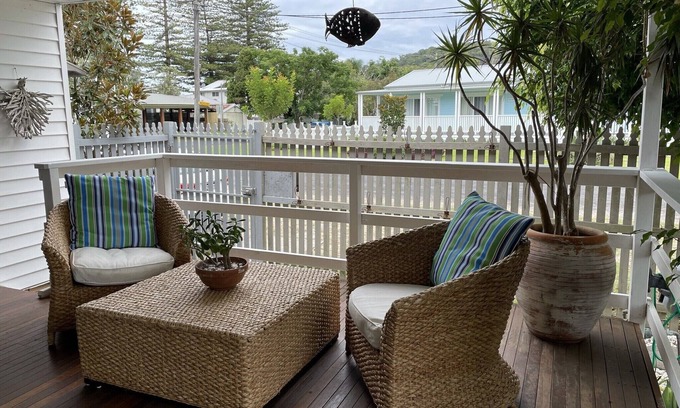 Patonga House | Stella's Beach House: Pet-Friendly Retreat with Pool & Views