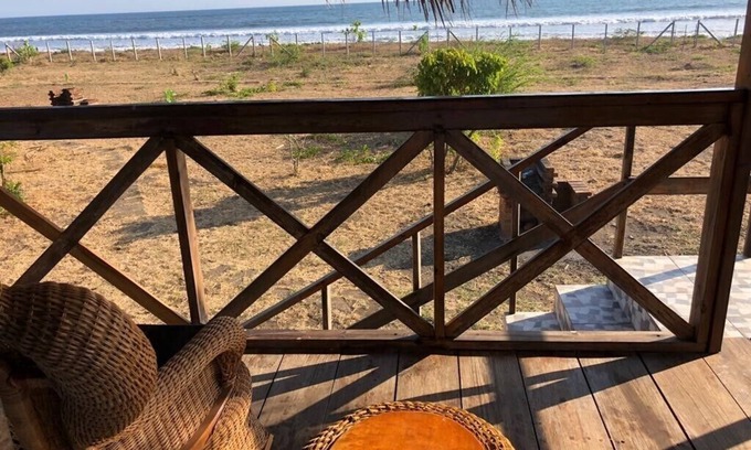 Leon Cabin | Beachfront Cabana with Pool, Spa & Pet-Friendly Amenities