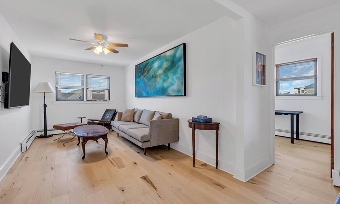 Point Pleasant Beach Condo | Steps to the Beach & Boardwalk at 3 Niblick Street!