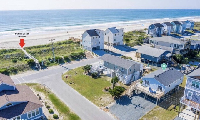 Topsail Beach House | Cozy Canalfront Getaway Steps from the Beach in South Topsail
