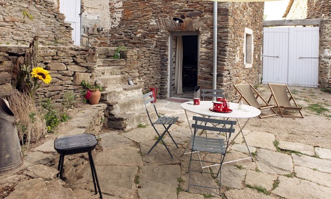 Malbosc Other | Cozy Stone Cottage with Spa Views Over Cévennes Valleys