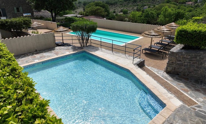 Joyeuse Other | Idyllic Stone Cottage with Pools and Playgrounds for Families