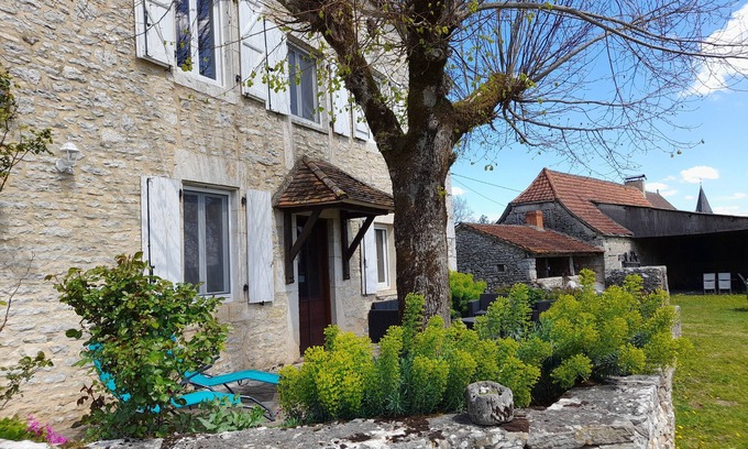 Espedaillac House | Historic Stone House with Pool in Old Farmhouse Retreat