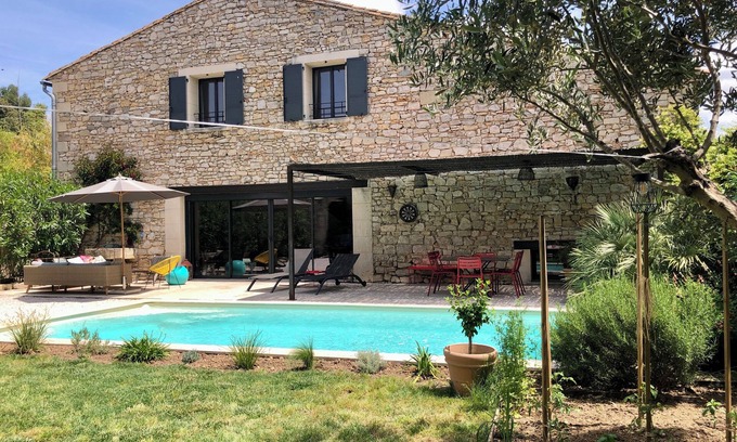 Asperes House | Guest Rated 10/10: Stone House Retreat near Sommières