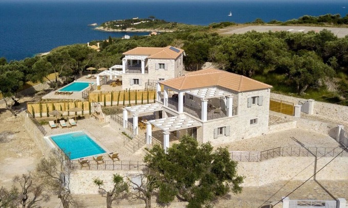 Paxos Villa | Vasiliki Villa: 4 BR with Pool & Breathtaking Sea Views