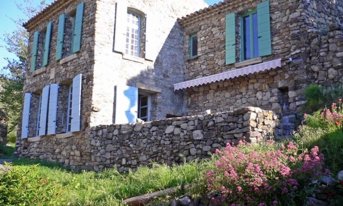 Chabrieres House | Tranquil Stone Village Home in a Geological Reserve