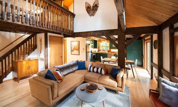 Tyringham House | Stonebridge Cabin: Nature-Infused Retreat with Modern Comforts
