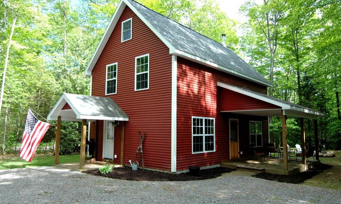 Caroga Lake House | Eco-Friendly ADK Cottage with Lake Access, Pet and Kid Friendly