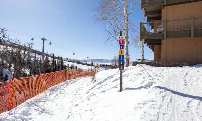 Steamboat Springs Condo | Storm Meadows Club C220 - Steps from the Slopes, Fireplace, Club Amenities