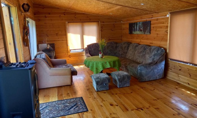 Alytus county Other | Tranquil Stovyklavietė by Palazdijo Lake with Pool & Hot Tub