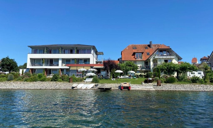 Immenstaad am Bodensee Hotel | Beachfront Bliss at Strandhaus Eberle - Rated 9.3/10