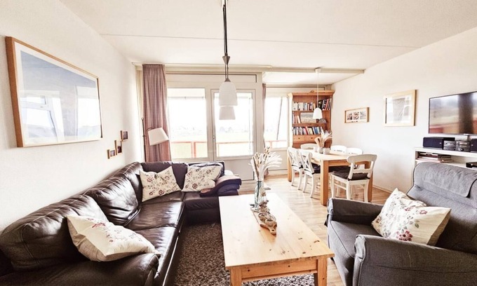 Municipality of Ameland Apartment | Experience Strandläufer 37 Ameland: Oceanfront Comfort Awaits