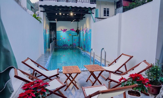 Ha Giang House | Discover Strawberry House: Family-Friendly Stay with Pool