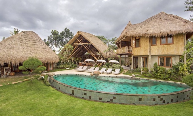 Singakerta Villa | Serene 5BR Villa with Pool & Rice Field Views in Ubud