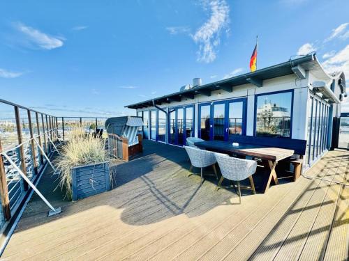 Warnemuende Apartment | Stromdampfer, Lounge