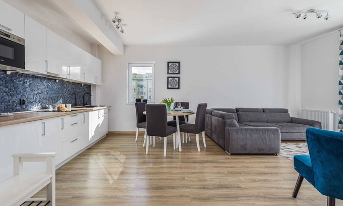 West Pomeranian Voivodeship Apartment | Pet-Friendly Retreat with Balcony in Kolobrzeg