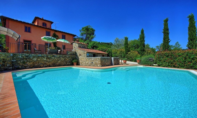 Sant'Andrea in Percussina Villa | Idyllic Villa with Private Pool, Hot Tub & Panoramic Views