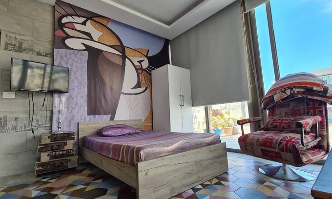 Dbayeh Apartment | Cozy Studio Dbayeh with Rooftop and Sea View Amenities