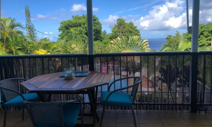 Bouillante Apartment | Unforgettable Studio Near Malendure with Oceanfront Views