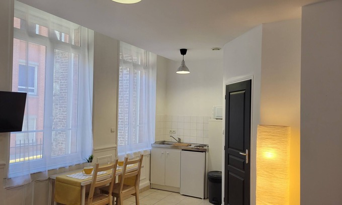 Cambrai Apartment | Family-Friendly Studio 1 du Temple for Memorable Stays