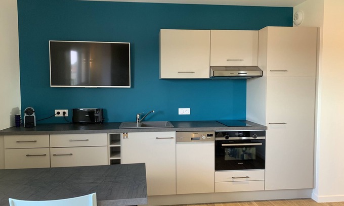 Cesson-Sevigne Apartment | Cozy Studio Near Rennes & Mont-St-Michel with Breakfast