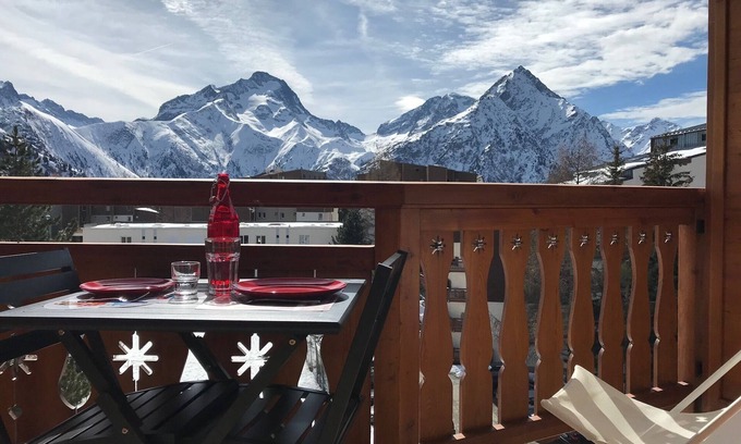 Les Deux Alpes Apartment | Ideal Studio for 4-5 Guests with Pool & Spa Access
