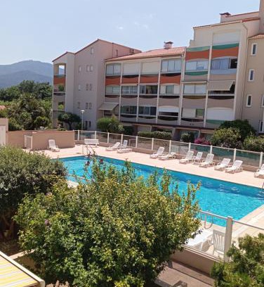 Plage d'Argeles Apartment | Studio 4 p wifi 200m plage piscine parking prive