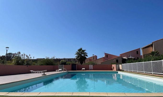 Corse-du-Sud Apartment | Beachside Studio for 4 with Pool & Ocean View Near Porticcio