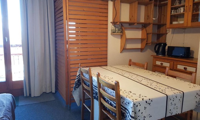 Arc-2000 Apartment | Cozy Studio Les Arcs 2000 for Families and Pets