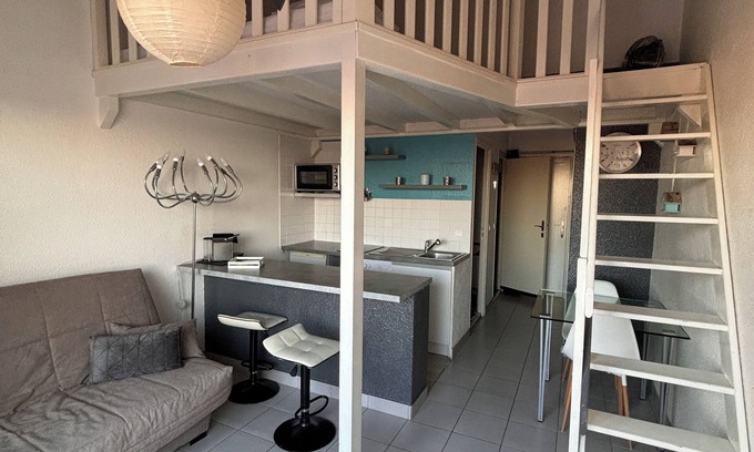 Le Barcares Apartment | Family-Focused Studio with Pool at Le Barcarès