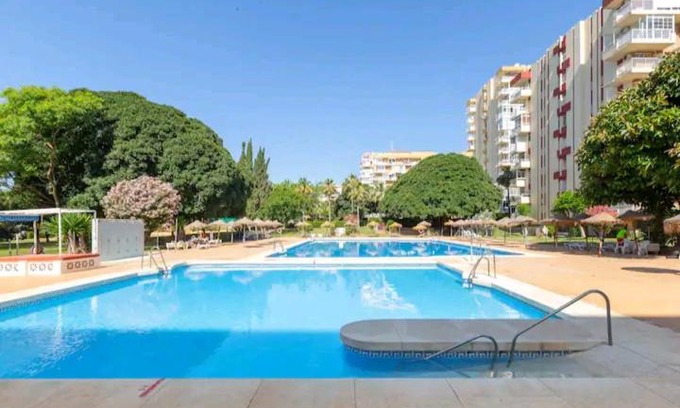 Benalmadena Costa Apartment | Cozy Studio Agata Residencial with Ocean View & Pool