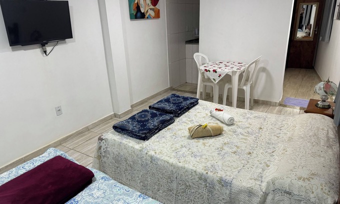 Sao Lourenco House | Studio apartment for 4 people in the center of São Lourenço! The most central part of the city!