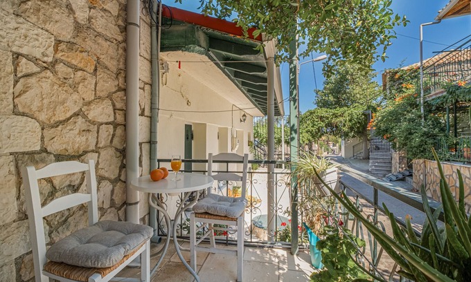 Drimonas Apartment | Mountain View Studio Apartment with Wi-Fi and Air Conditioning
