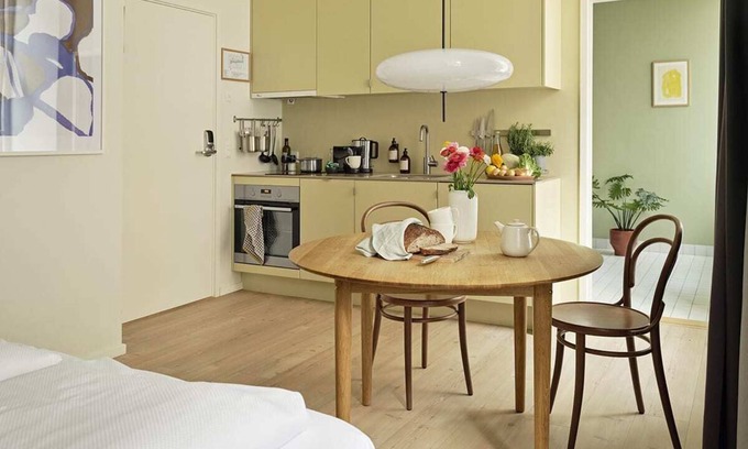 Copenhagen City Centre Apartment | Guest Rated 10/10 Studio Apartment with Kitchen & Breakfast