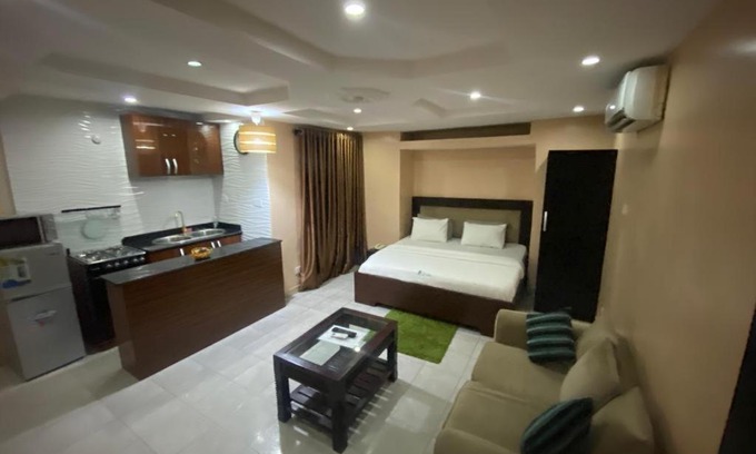 Lagos Apartment | Cozy Studio B at Hillside Gardens with Family-Friendly Amenities