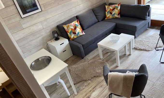Montgenevre Apartment | Experience Relaxation at La Petite Ourse with Ocean View