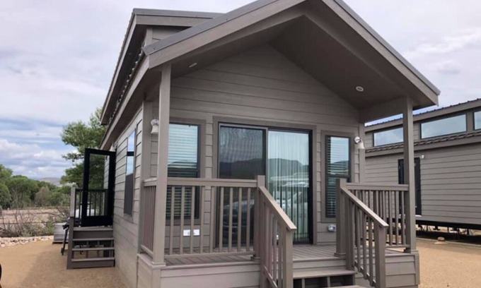 Camp Verde Apartment | Cozy Cottage Cabin at Riverfront Resort with Pool & Spa