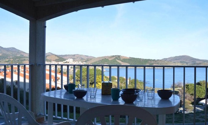 Banyuls-sur-Mer Apartment | Sea View Studio with Terrace, 500m from Banyuls Port