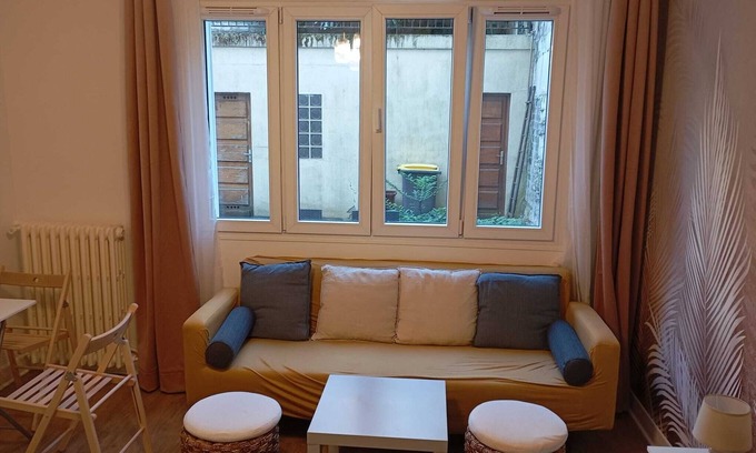 Billancourt–Rives de Seine Apartment | Discover Tranquil Studio with Garden View and Great Amenities