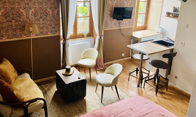 Oloron-Sainte-Marie Apartment | Charming Studio in Historic 18th Century Building