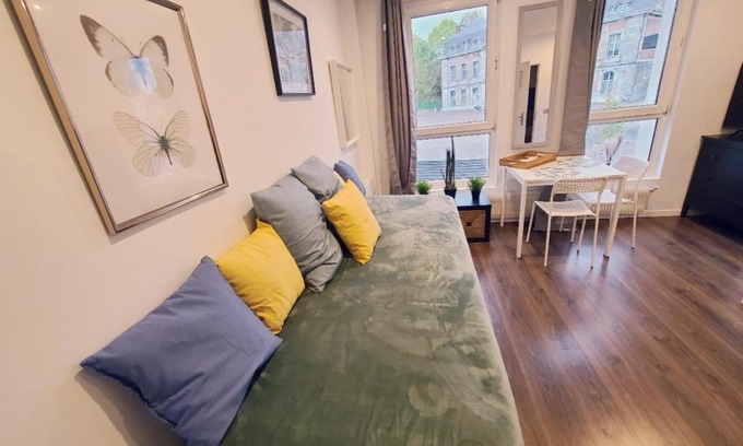 Maubeuge Apartment | Elegant Studio in Central Maubeuge with Scenic Views