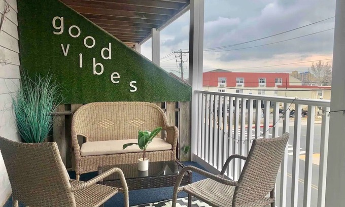 Ocean City Apartment | Pet-Friendly Studio with Deck, Fireplace & Foosball Fun!