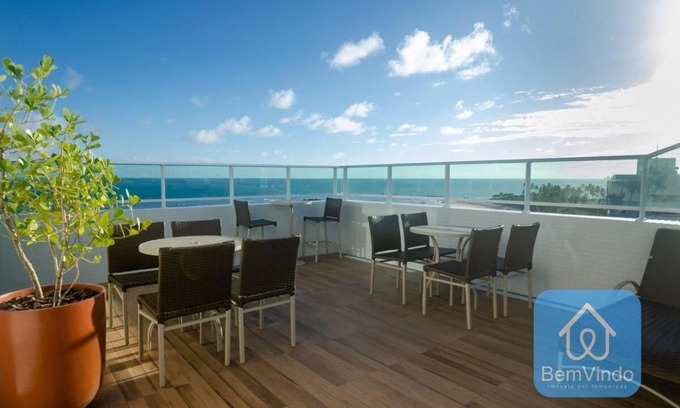 Piata Apartment | Exceptional Studio with Ocean View in Piatã - 9.2 Rating
