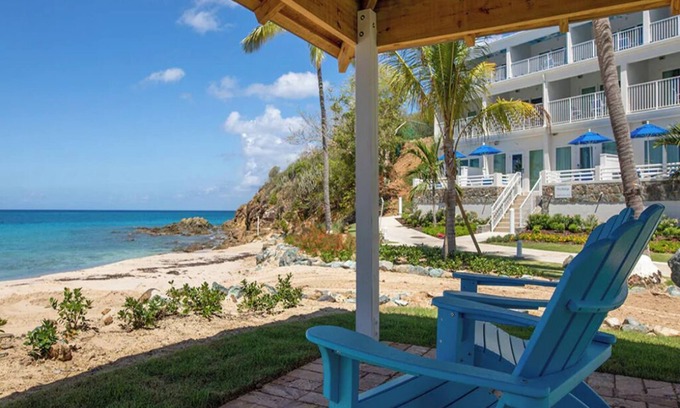Estate Frenchman Bay Apartment | Cozy Studio Condo with Balcony at Limetree Beach Resort