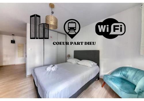 Part Dieu - Bir Hakeim Apartment | Cozy Studio Stay in Heart of Part Dieu - Rated 8/10
